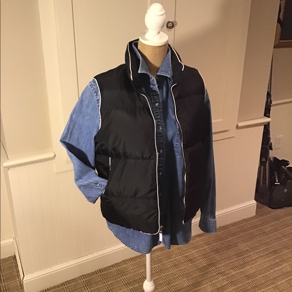 Polo Jeans Black Down Puffer Vest XL - Picture 3 of 8